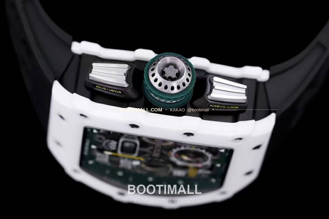 리차드밀 RM11-FM 플라이백 크로노그래프 카본 세라믹 스켈레톤 오토매틱 Richard Mille RM11-FM Flyback Chronograph Carbon Ceramic Skeleton Automatic 50mm 5