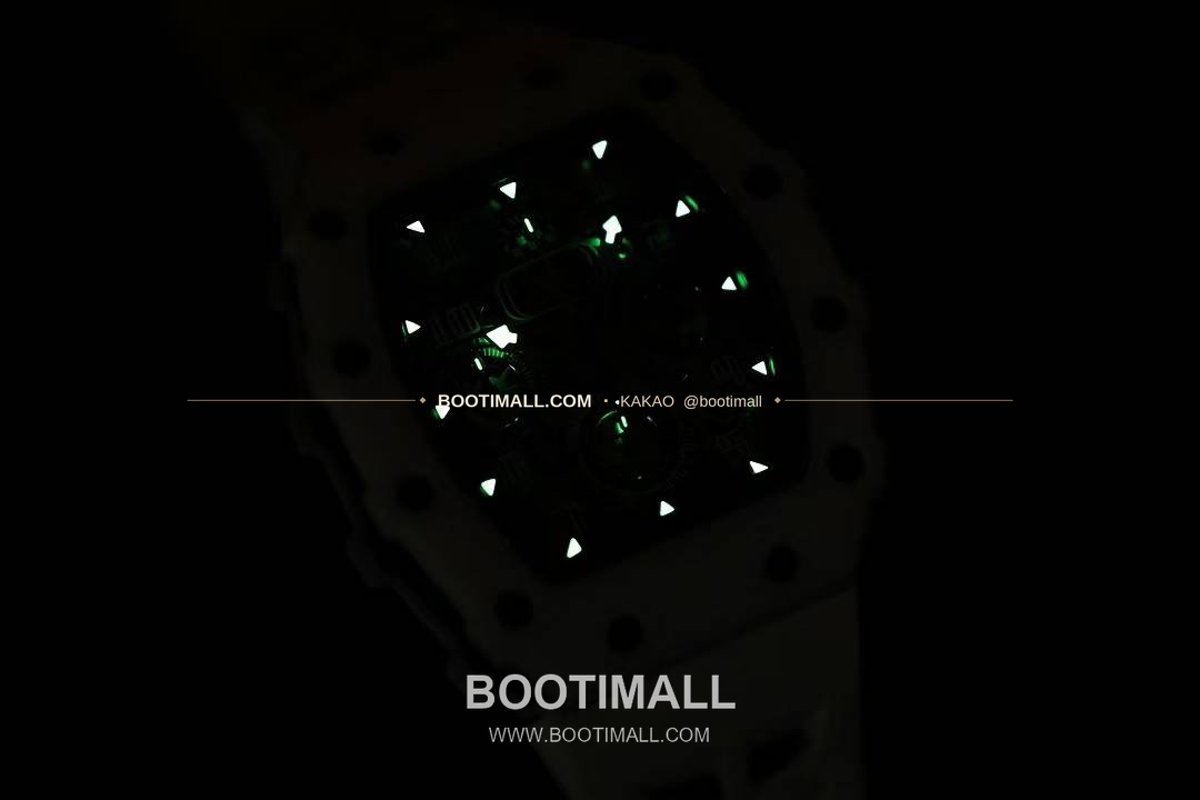 리차드밀 RM11-FM 플라이백 크로노그래프 카본 세라믹 스켈레톤 오토매틱 Richard Mille RM11-FM Flyback Chronograph Carbon Ceramic Skeleton Automatic 50mm 9