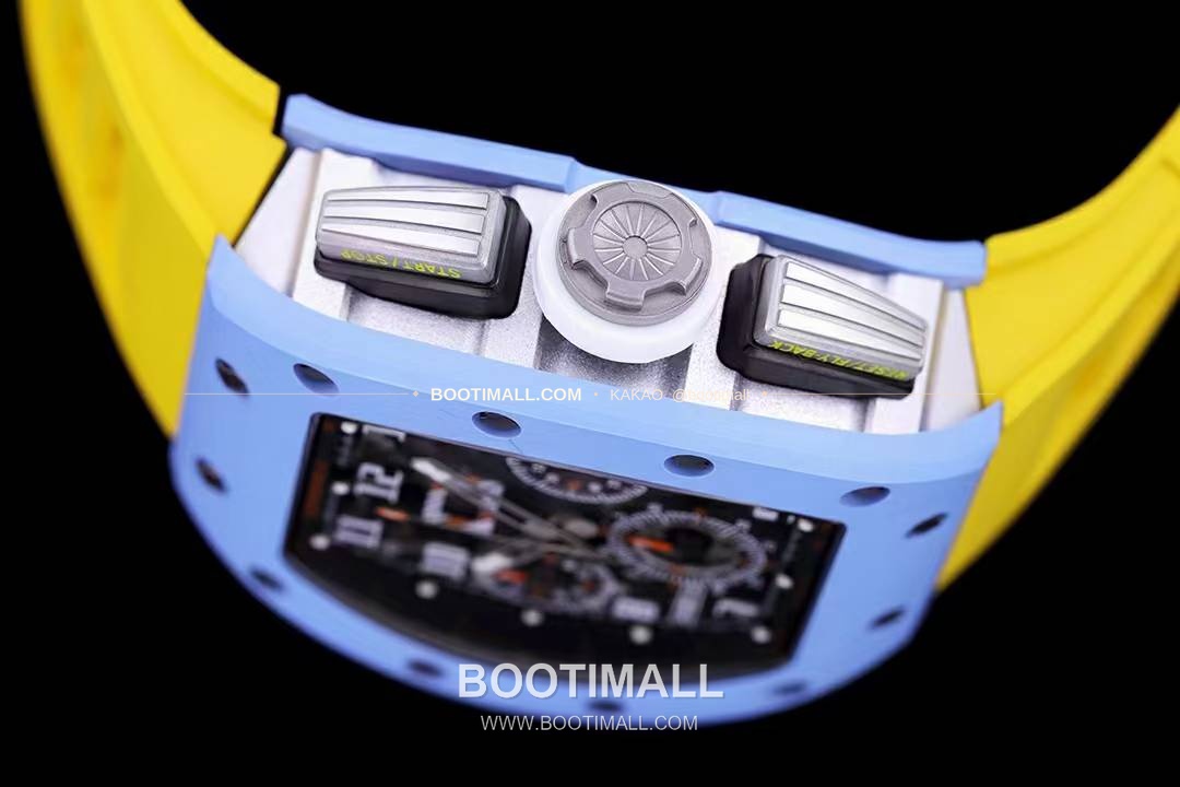 리차드밀 RM11-FM 플라이백 크로노그래프 카본 세라믹 스켈레톤 오토매틱 Richard Mille RM11-FM Flyback Chronograph Carbon Ceramic Skeleton Automatic 50mm 5