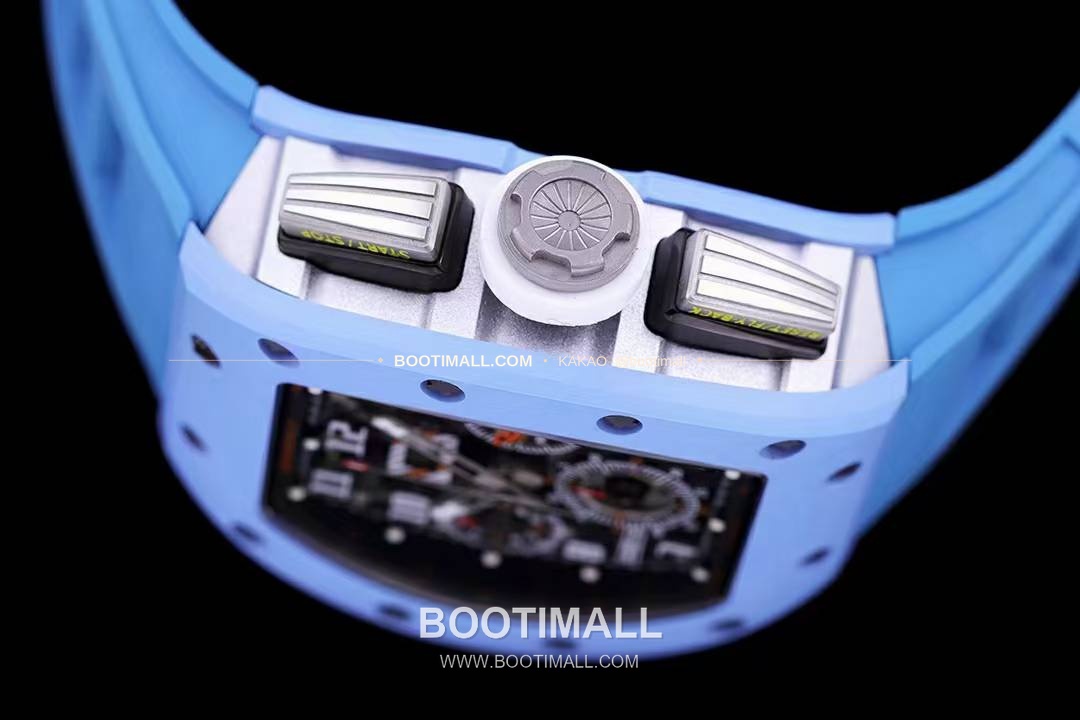 리차드밀 RM11-FM 플라이백 크로노그래프 카본 세라믹 스켈레톤 오토매틱 Richard Mille RM11-FM Flyback Chronograph Carbon Ceramic Skeleton Automatic 50mm 5