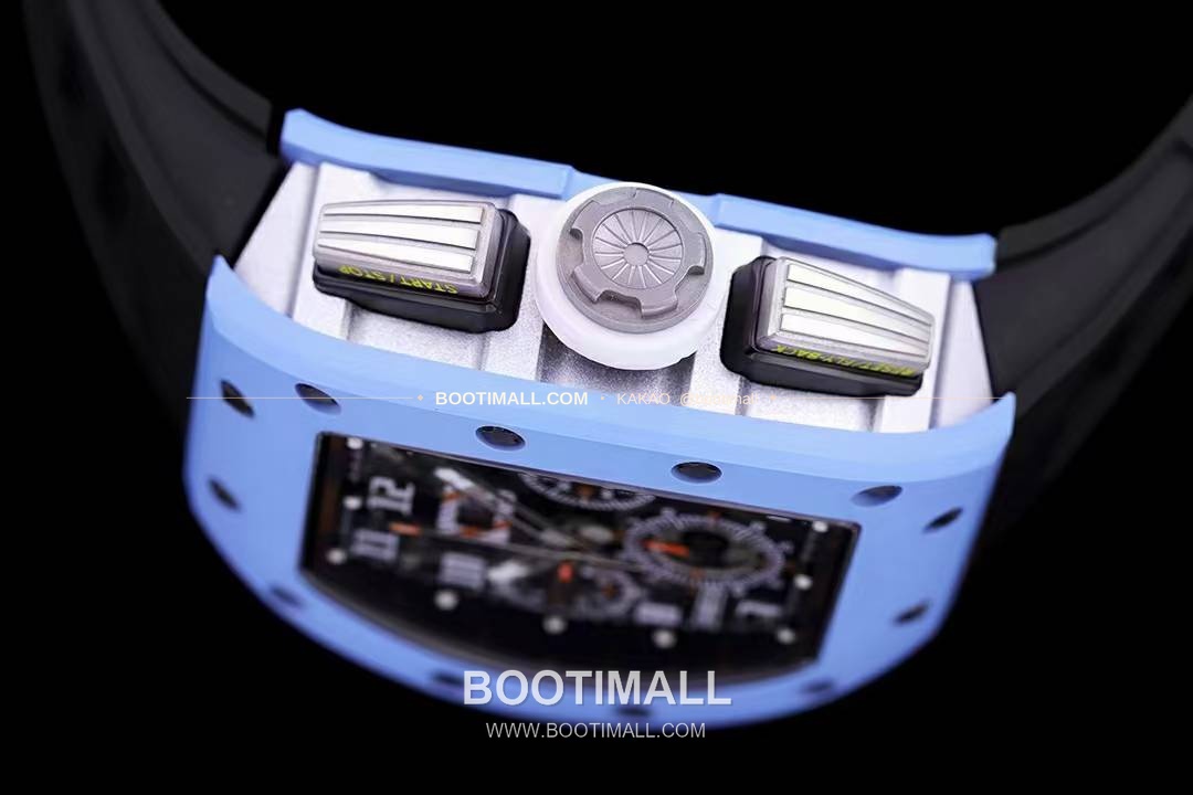 리차드밀 RM11-FM 플라이백 크로노그래프 카본 세라믹 스켈레톤 오토매틱 Richard Mille RM11-FM Flyback Chronograph Carbon Ceramic Skeleton Automatic 50mm 5