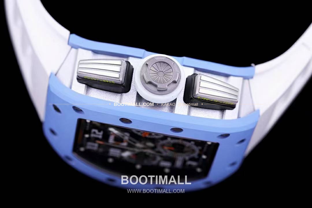 리차드밀 RM11-FM 플라이백 크로노그래프 카본 세라믹 스켈레톤 오토매틱 Richard Mille RM11-FM Flyback Chronograph Carbon Ceramic Skeleton Automatic 50mm 5