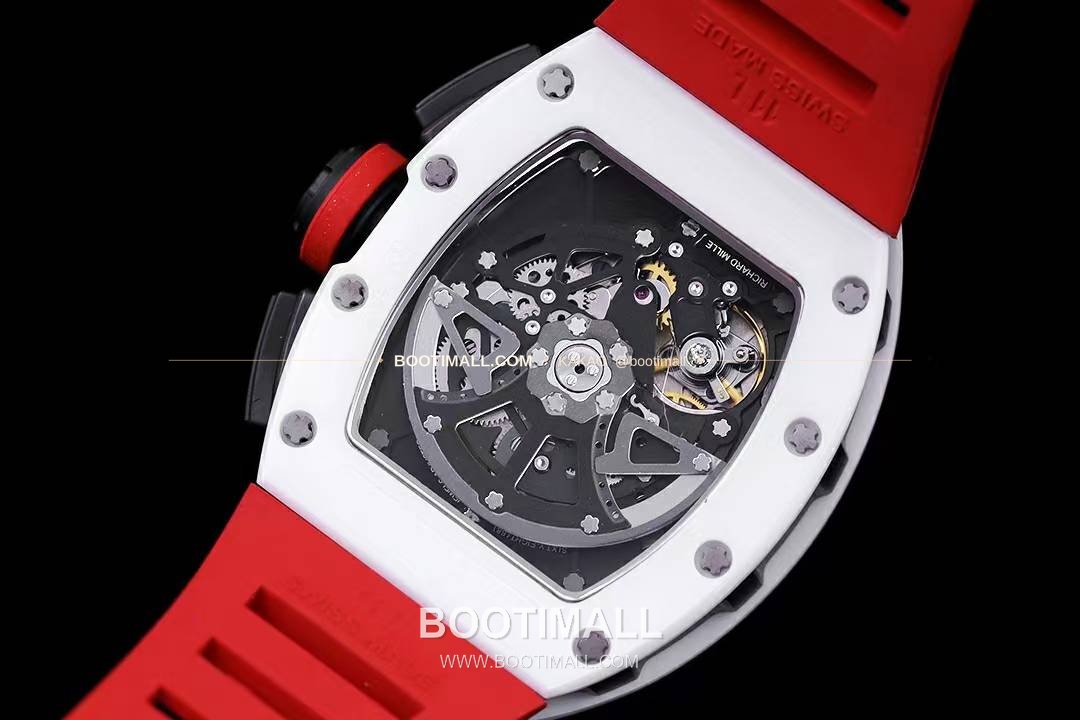 리차드밀 RM11-FM 플라이백 크로노그래프 카본 세라믹 스켈레톤 오토매틱 Richard Mille RM11-FM Flyback Chronograph Carbon Ceramic Skeleton Automatic 50mm 7