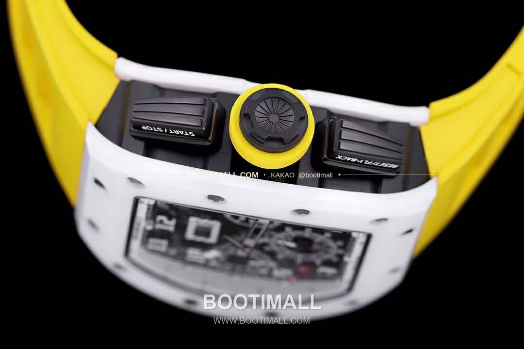 리차드밀 RM11-FM 플라이백 크로노그래프 카본 세라믹 스켈레톤 오토매틱 Richard Mille RM11-FM Flyback Chronograph Carbon Ceramic Skeleton Automatic 50mm 5