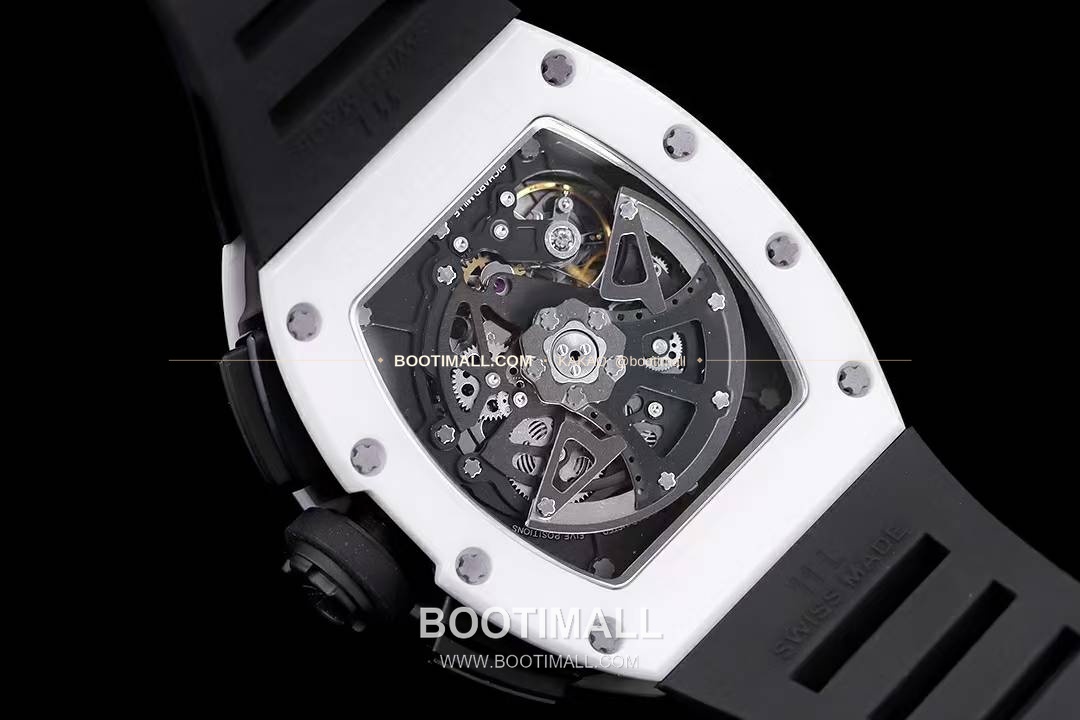 리차드밀 RM11-FM 플라이백 크로노그래프 카본 세라믹 스켈레톤 오토매틱 Richard Mille RM11-FM Flyback Chronograph Carbon Ceramic Skeleton Automatic 50mm 7