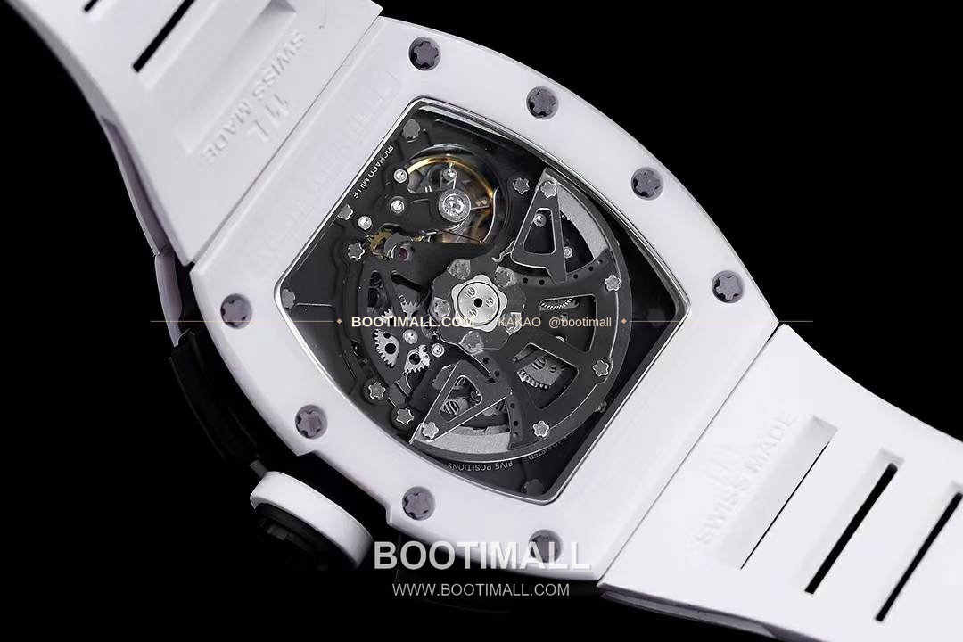 리차드밀 RM11-FM 플라이백 크로노그래프 카본 세라믹 스켈레톤 오토매틱 Richard Mille RM11-FM Flyback Chronograph Carbon Ceramic Skeleton Automatic 50mm 7