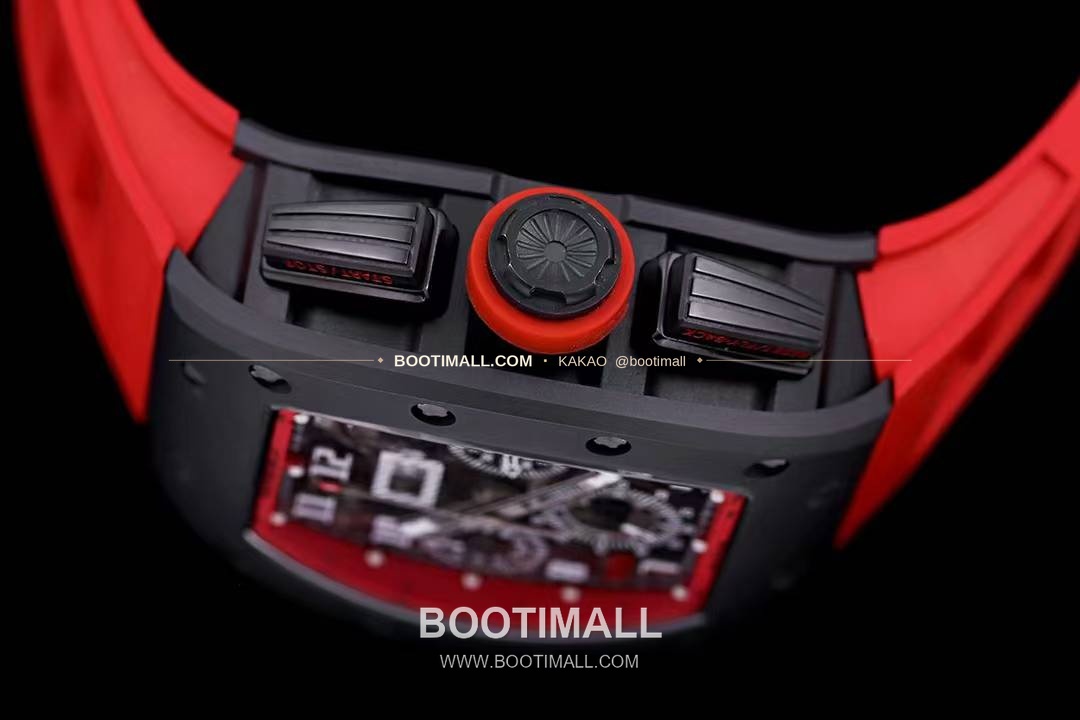 리차드밀 RM11-FM 플라이백 크로노그래프 카본 세라믹 스켈레톤 오토매틱 Richard Mille RM11-FM Flyback Chronograph Carbon Ceramic Skeleton Automatic 50mm 5