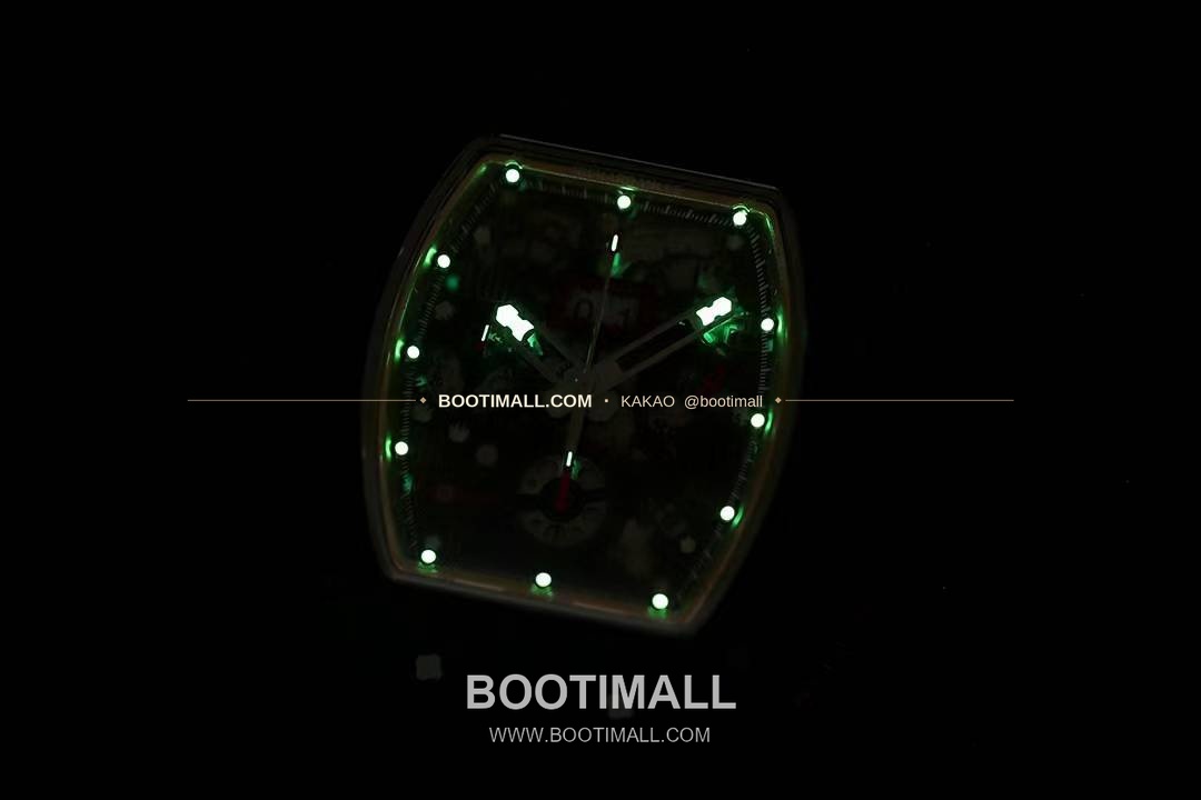 리차드밀 RM11-FM 플라이백 크로노그래프 카본 세라믹 스켈레톤 오토매틱 Richard Mille RM11-FM Flyback Chronograph Carbon Ceramic Skeleton Automatic 50mm 9