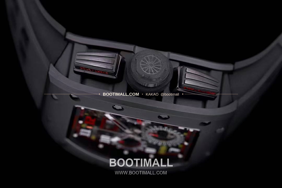 리차드밀 RM11-FM 플라이백 크로노그래프 카본 세라믹 스켈레톤 오토매틱 Richard Mille RM11-FM Flyback Chronograph Carbon Ceramic Skeleton Automatic 50mm 5