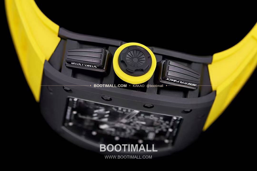 리차드밀 RM11-FM 플라이백 크로노그래프 카본 세라믹 스켈레톤 오토매틱 Richard Mille RM11-FM Flyback Chronograph Carbon Ceramic Skeleton Automatic 50mm 5