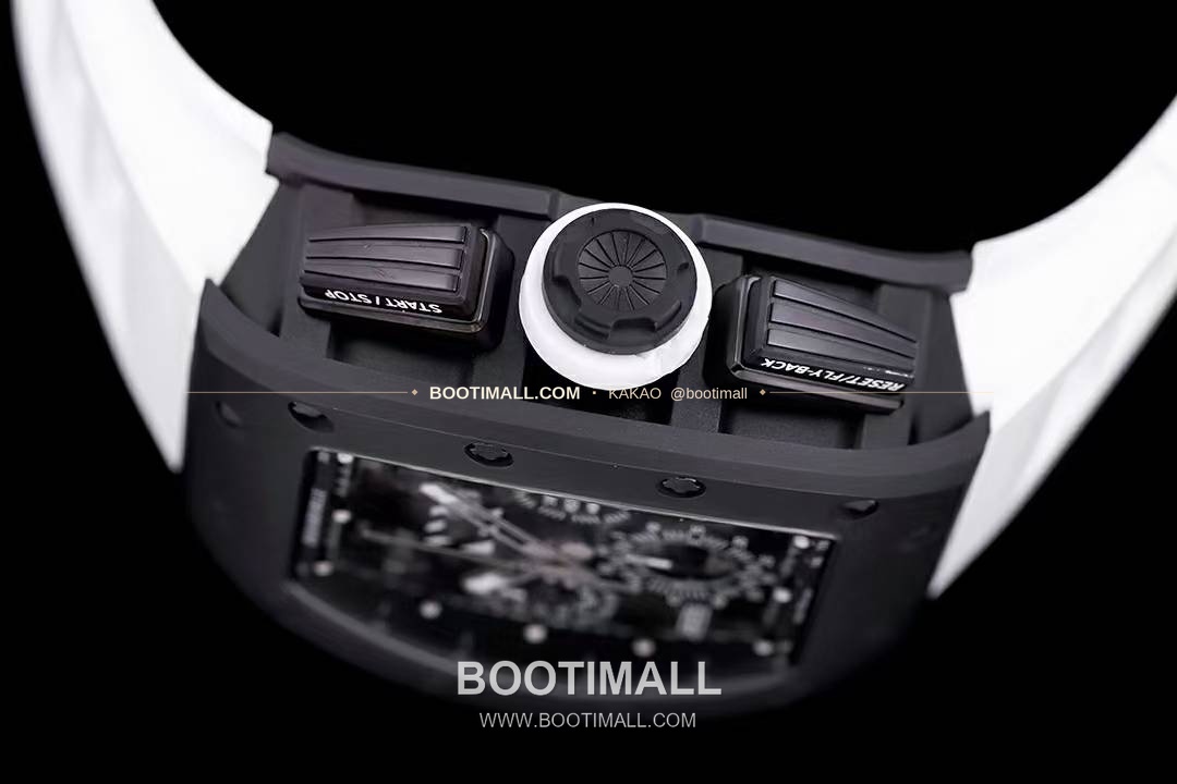 리차드밀 RM11-FM 플라이백 크로노그래프 카본 세라믹 스켈레톤 오토매틱 Richard Mille RM11-FM Flyback Chronograph Carbon Ceramic Skeleton Automatic 50mm 5