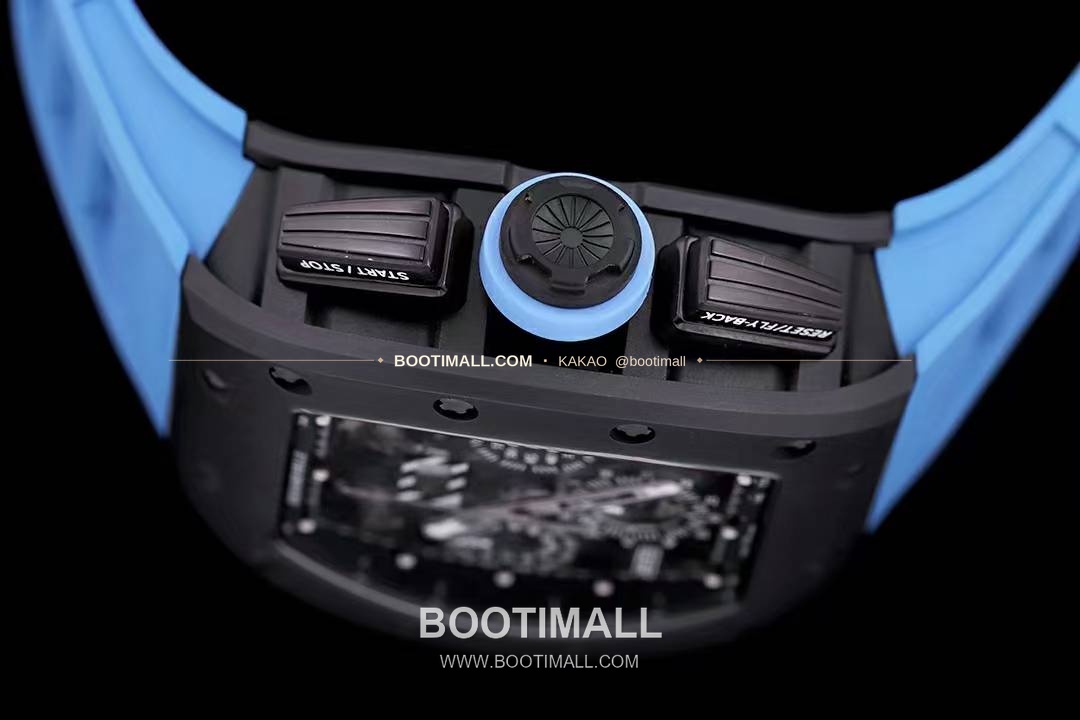 리차드밀 RM11-FM 플라이백 크로노그래프 카본 세라믹 스켈레톤 오토매틱 Richard Mille RM11-FM Flyback Chronograph Carbon Ceramic Skeleton Automatic 50mm 5