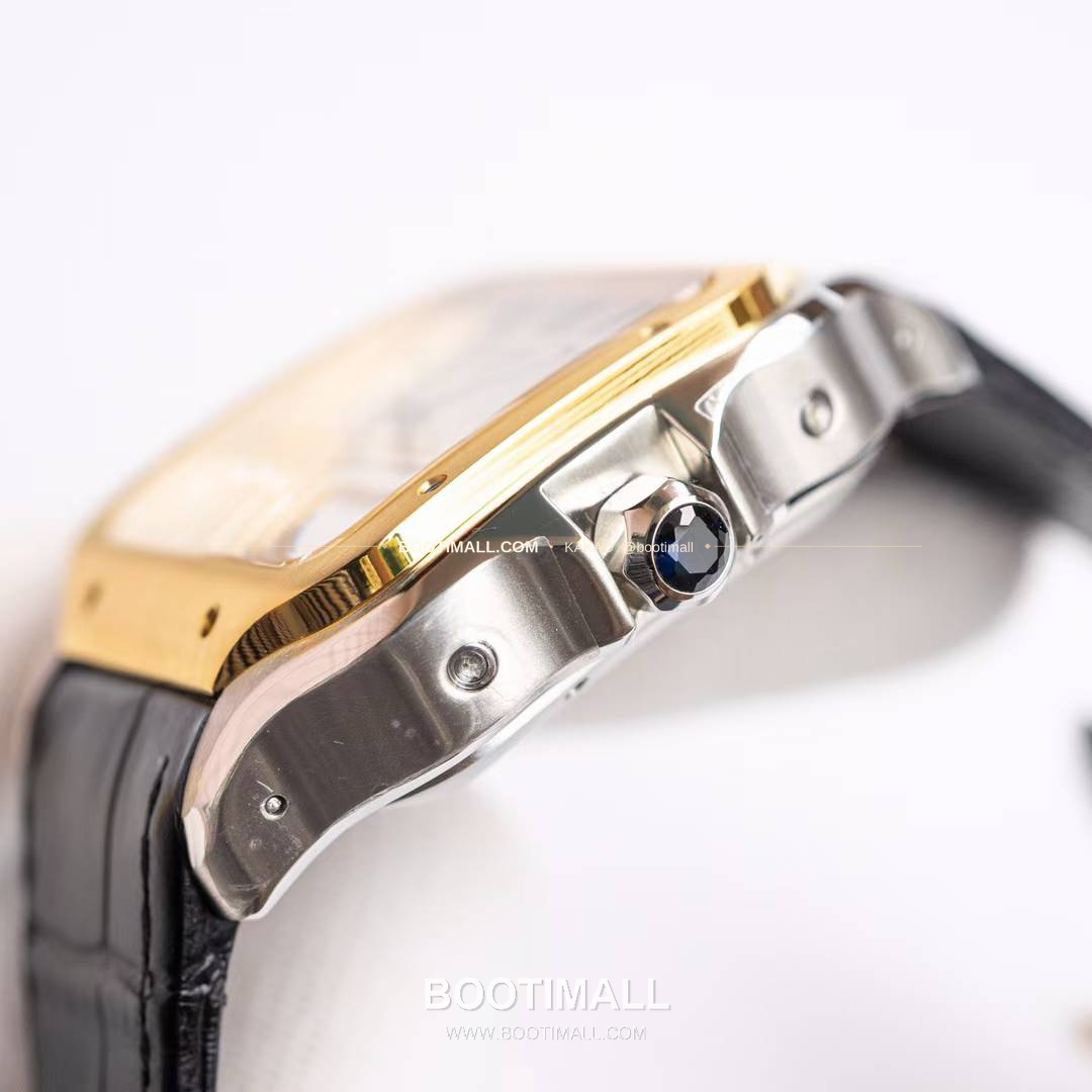 까르띠에 산토스 드 까르띠에 크로노그래프 블랙다이얼 오토매틱 Cartier Santos de Cartier Chronograph Black Dial Automatic WSSA0017 43x51mm 7