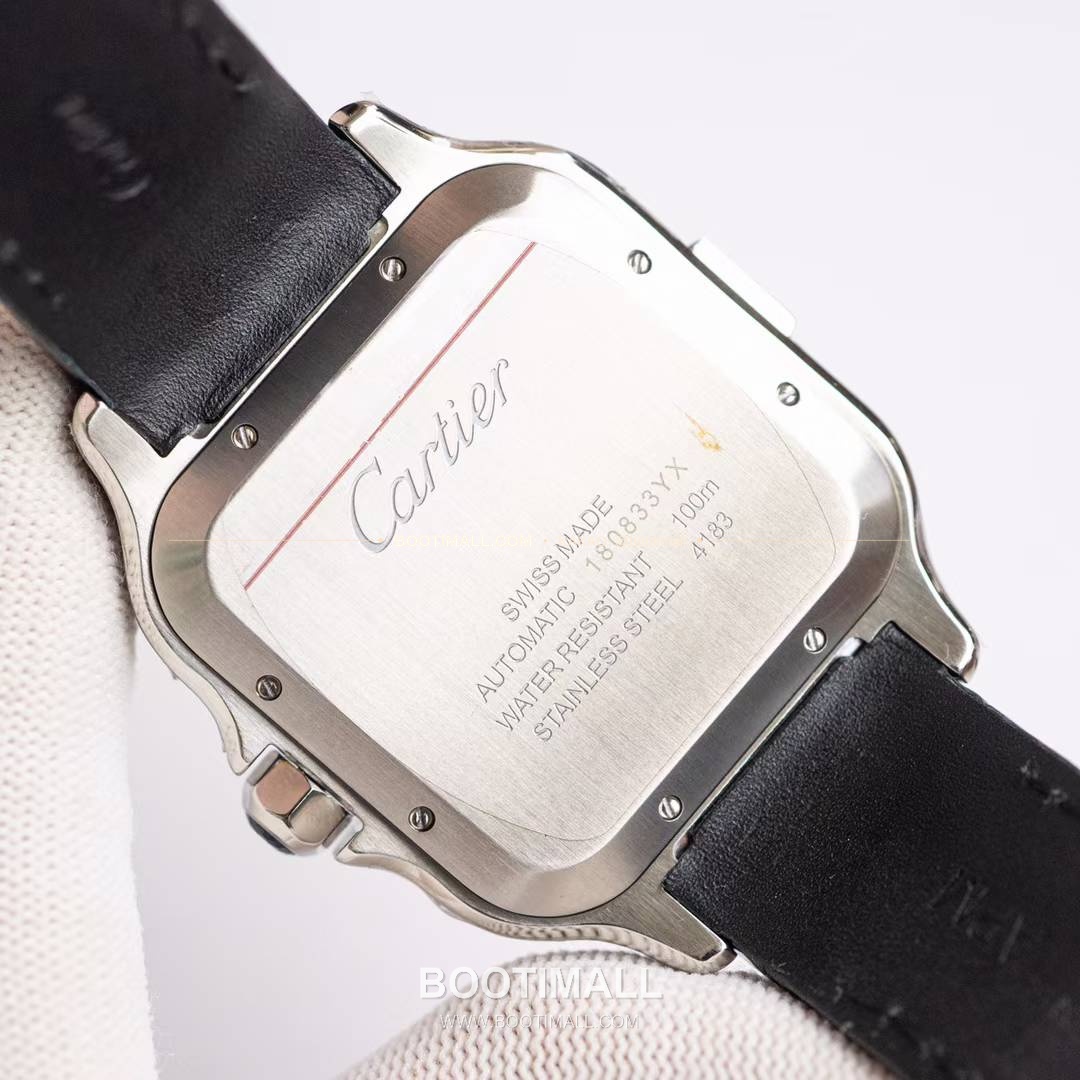 까르띠에 산토스 드 까르띠에 크로노그래프 블랙다이얼 오토매틱 Cartier Santos de Cartier Chronograph Black Dial Automatic WSSA0017 43x51mm 8