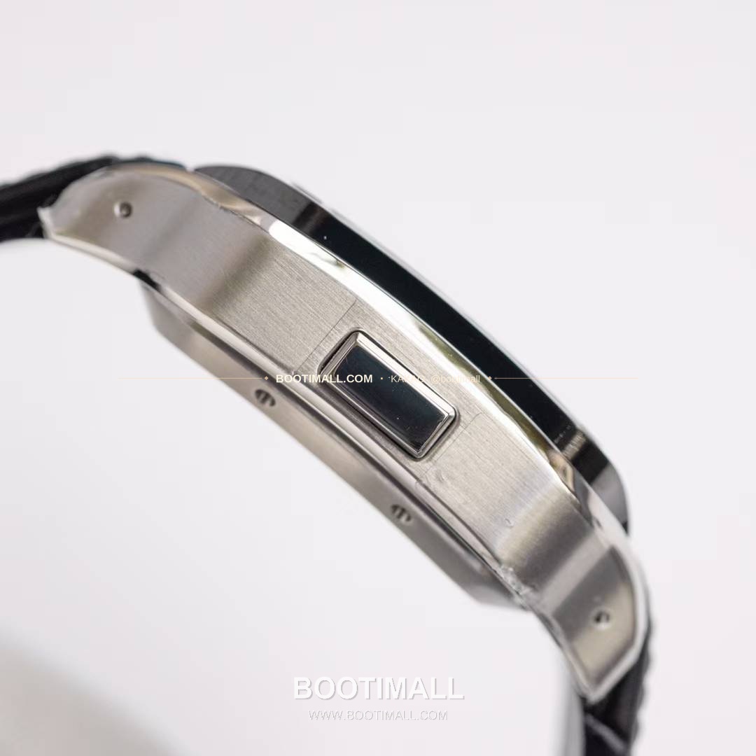 까르띠에 산토스 드 까르띠에 크로노그래프 블랙다이얼 오토매틱 Cartier Santos de Cartier Chronograph Black Dial Automatic WSSA0017 43x51mm 8