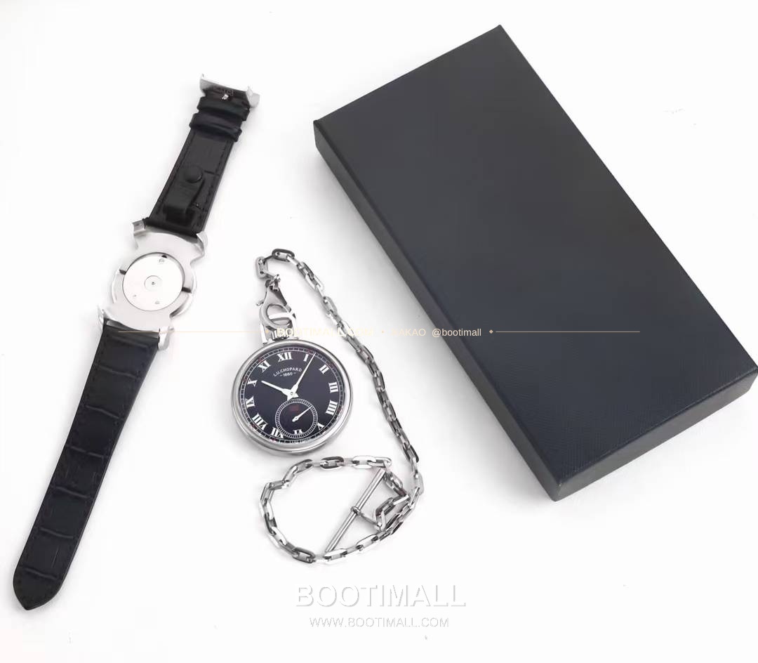 쇼파드 L.U.C 듀얼유즈 워치 & 포켓워치 컨버터블 오토매틱 Chopard L.U.C Convertible Wrist & Pocket Watch Automatic Ref.161923-1001 49.6mm 5