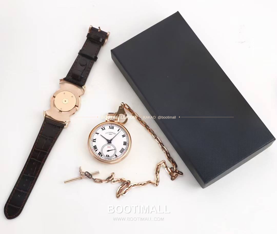 쇼파드 L.U.C 듀얼유즈 워치 & 포켓워치 컨버터블 오토매틱 Chopard L.U.C Convertible Wrist & Pocket Watch Automatic Ref.161923-1001 49.6mm 1