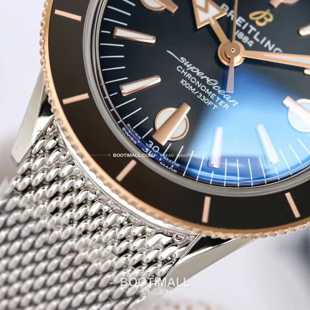 브라이틀링 슈퍼오션 헤리티지 57 빈티지 다이버 블랙다이얼 오토매틱 Breitling Superocean Heritage ’57 Vintage Diver Black Dial Automatic 42mm 5