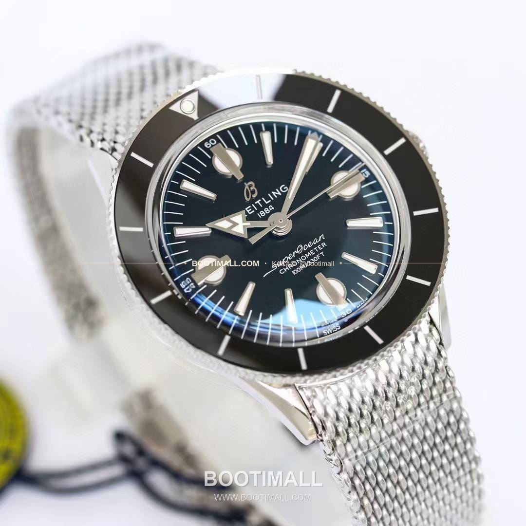 브라이틀링 슈퍼오션 헤리티지 57 빈티지 다이버 블랙다이얼 오토매틱 Breitling Superocean Heritage ’57 Vintage Diver Black Dial Automatic 42mm 3