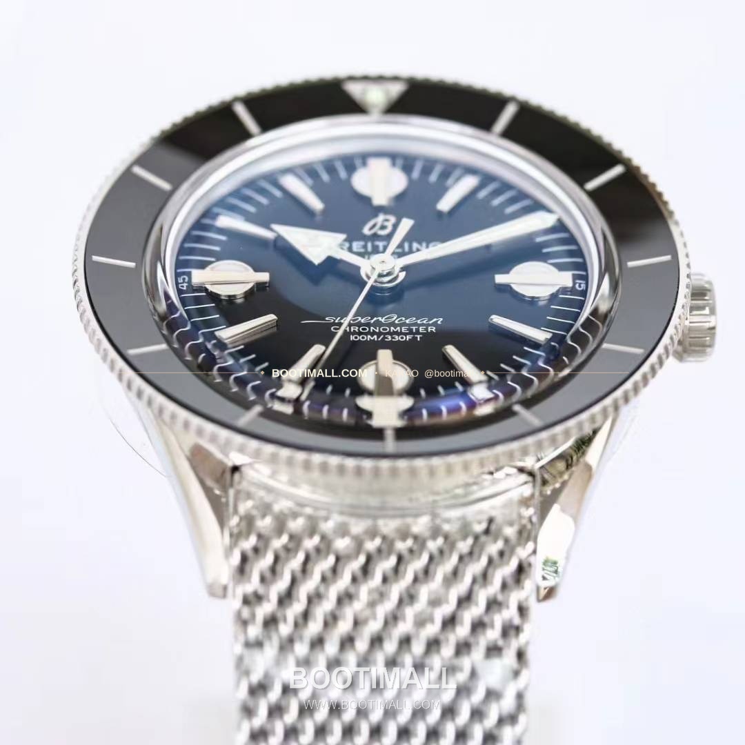 브라이틀링 슈퍼오션 헤리티지 57 빈티지 다이버 블랙다이얼 오토매틱 Breitling Superocean Heritage ’57 Vintage Diver Black Dial Automatic 42mm 6