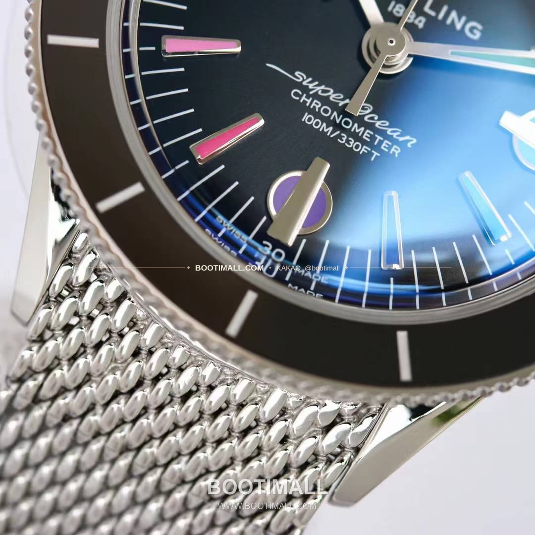 브라이틀링 슈퍼오션 헤리티지 57 빈티지 다이버 블랙다이얼 오토매틱 Breitling Superocean Heritage ’57 Vintage Diver Black Dial Automatic 42mm 4