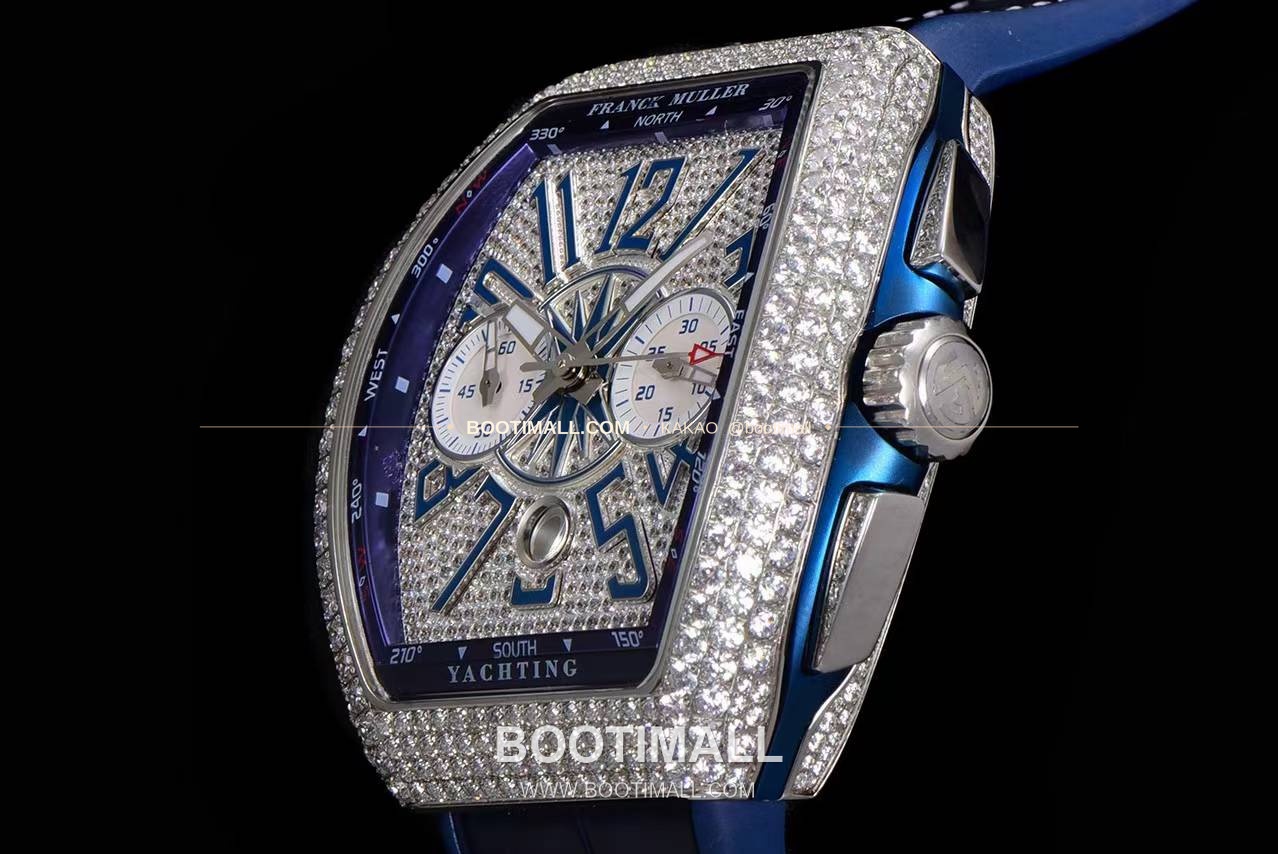 프랭크뮬러 뱅가드 요팅 V45 블루 다이얼 크로노그래프 오토매틱 Franck Muller Vanguard Yachting V45 Blue Dial Chronograph Automatic 44x54mm 6