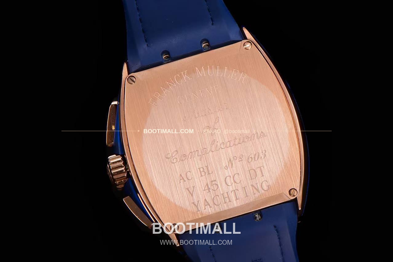 프랭크뮬러 뱅가드 요팅 V45 블루 다이얼 크로노그래프 오토매틱 Franck Muller Vanguard Yachting V45 Blue Dial Chronograph Automatic 44x54mm 8