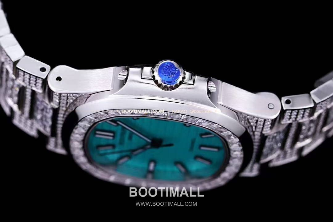 파텍필립 노틸러스 5711 풀다이아 파베 다이얼 오토매틱 Patek Philippe Nautilus 5711 Full Diamond Pave Dial Automatic 40mm 6
