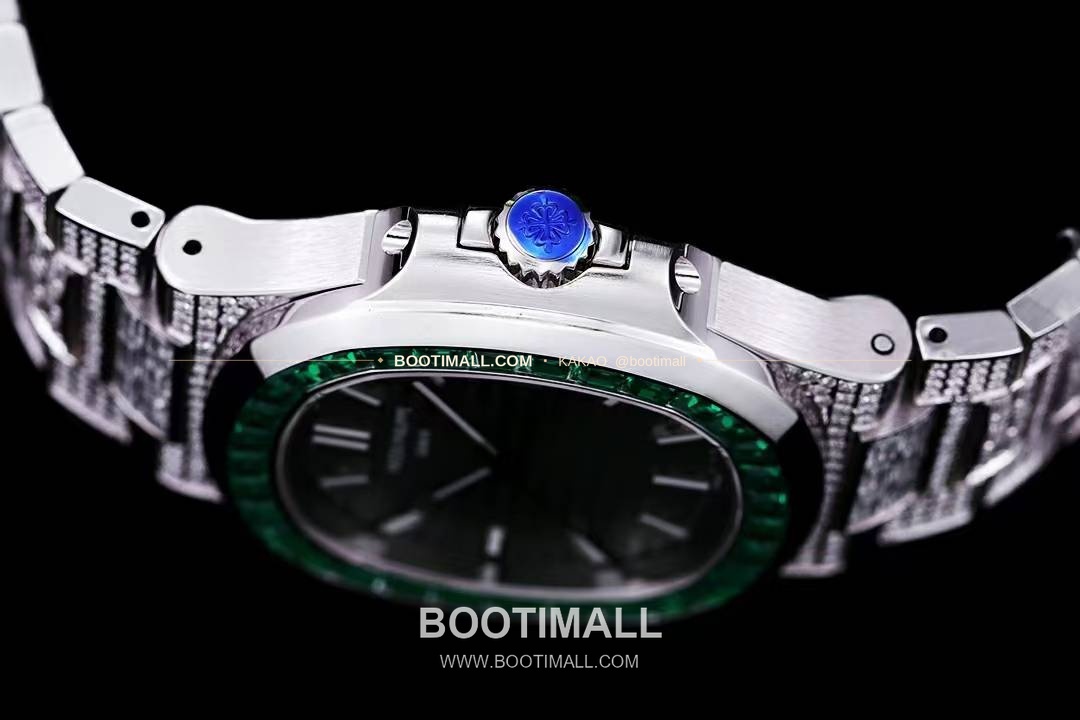 파텍필립 노틸러스 5711 풀다이아 파베 다이얼 오토매틱 Patek Philippe Nautilus 5711 Full Diamond Pave Dial Automatic 40mm 6