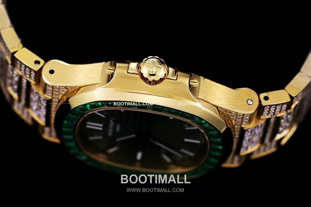 파텍필립 노틸러스 5711 풀다이아 파베 다이얼 오토매틱 Patek Philippe Nautilus 5711 Full Diamond Pave Dial Automatic 40mm 6