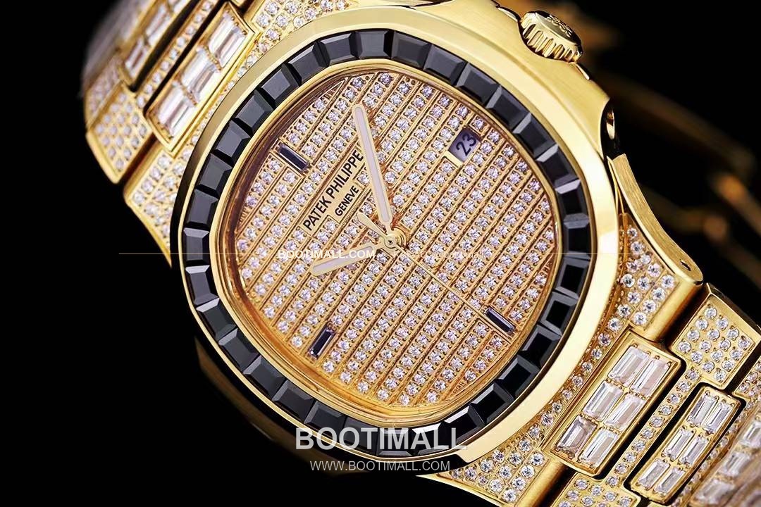 파텍필립 노틸러스 5711 풀다이아 파베 다이얼 오토매틱 Patek Philippe Nautilus 5711 Full Diamond Pave Dial Automatic 40mm 5