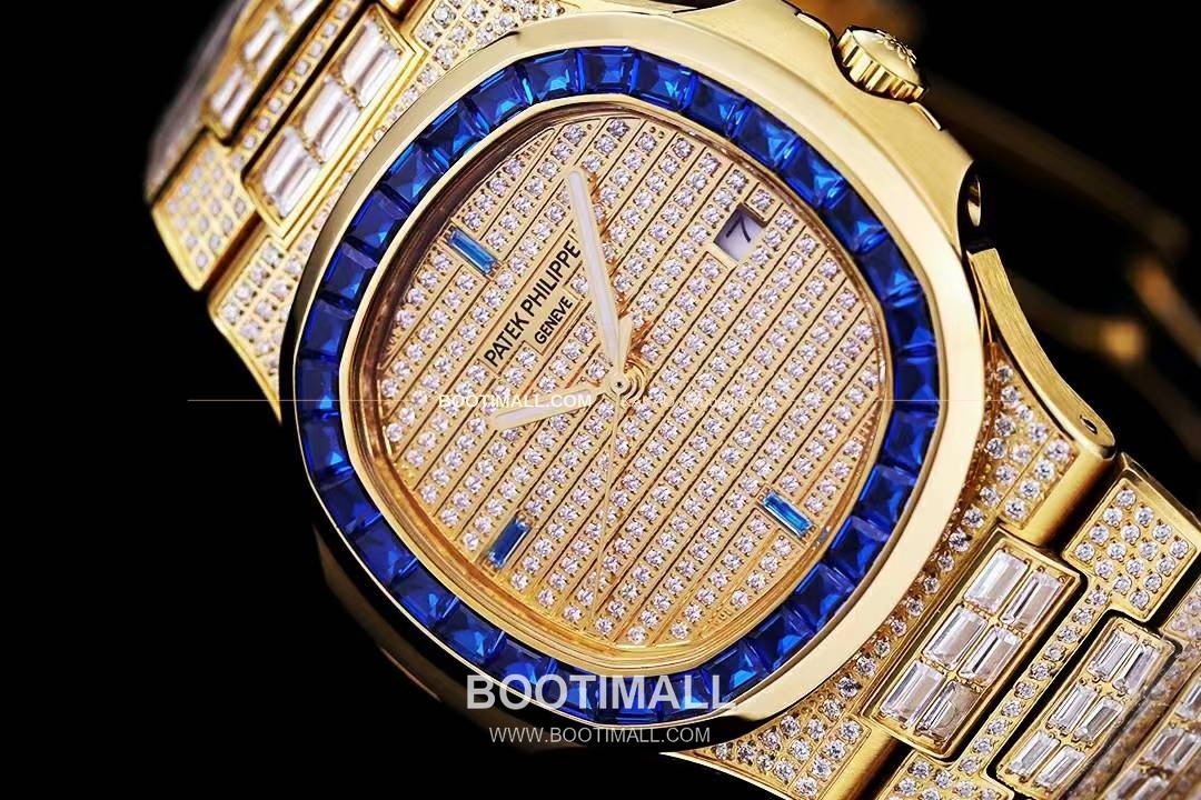 파텍필립 노틸러스 5711 풀다이아 파베 다이얼 오토매틱 Patek Philippe Nautilus 5711 Full Diamond Pave Dial Automatic 40mm 5