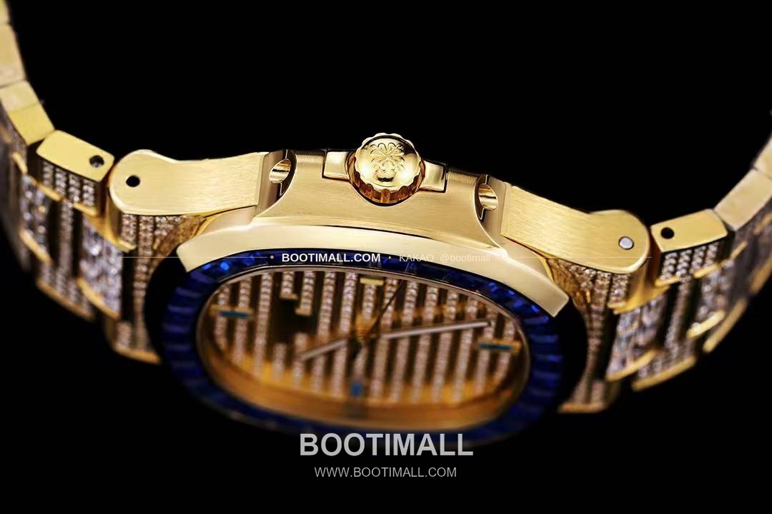 파텍필립 노틸러스 5711 풀다이아 파베 다이얼 오토매틱 Patek Philippe Nautilus 5711 Full Diamond Pave Dial Automatic 40mm 6