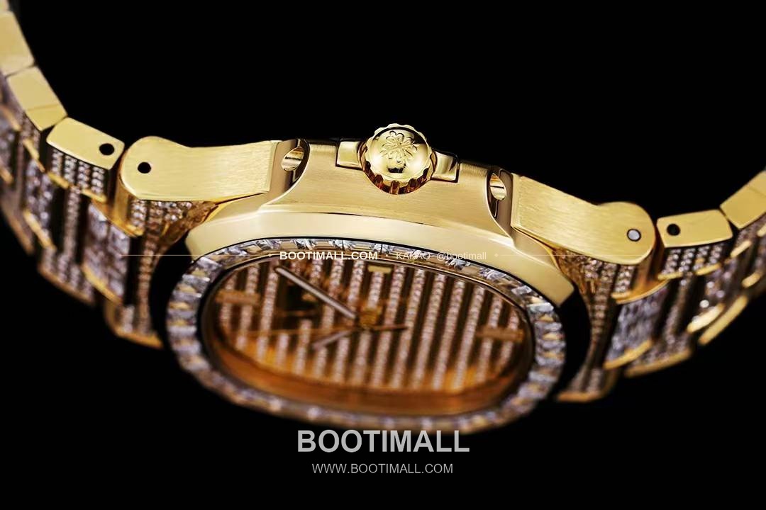 파텍필립 노틸러스 5711 풀다이아 파베 다이얼 오토매틱 Patek Philippe Nautilus 5711 Full Diamond Pave Dial Automatic 40mm 6