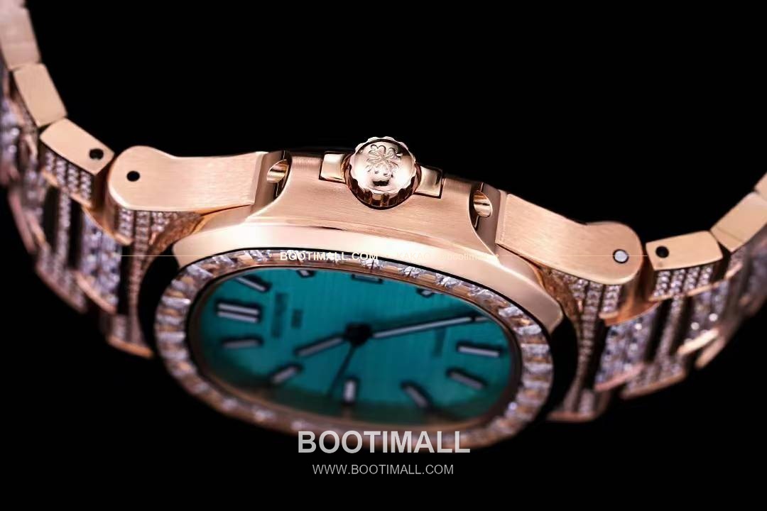 파텍필립 노틸러스 5711 풀다이아 파베 다이얼 오토매틱 Patek Philippe Nautilus 5711 Full Diamond Pave Dial Automatic 40mm 6