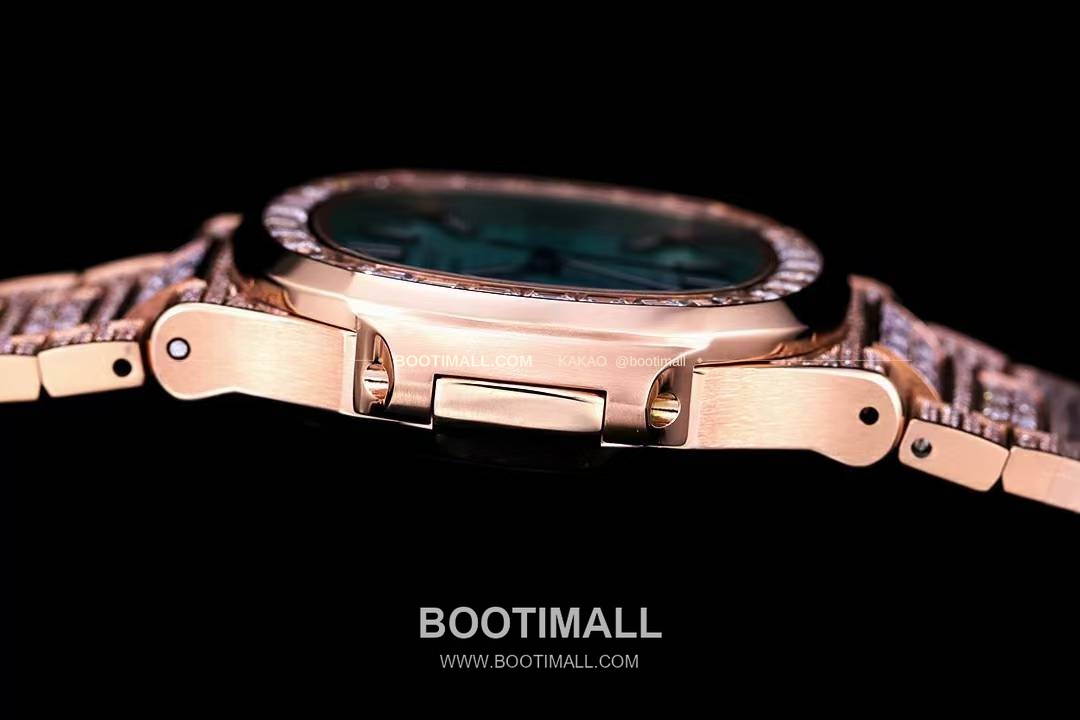 파텍필립 노틸러스 5711 풀다이아 파베 다이얼 오토매틱 Patek Philippe Nautilus 5711 Full Diamond Pave Dial Automatic 40mm 7