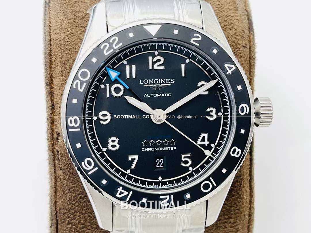 론진 스피릿 Zulu Time GMT 세라믹 베젤 블랙다이얼 오토매틱 Longines Spirit Zulu Time GMT Ceramic Bezel Black Dial Automatic 42mm 4