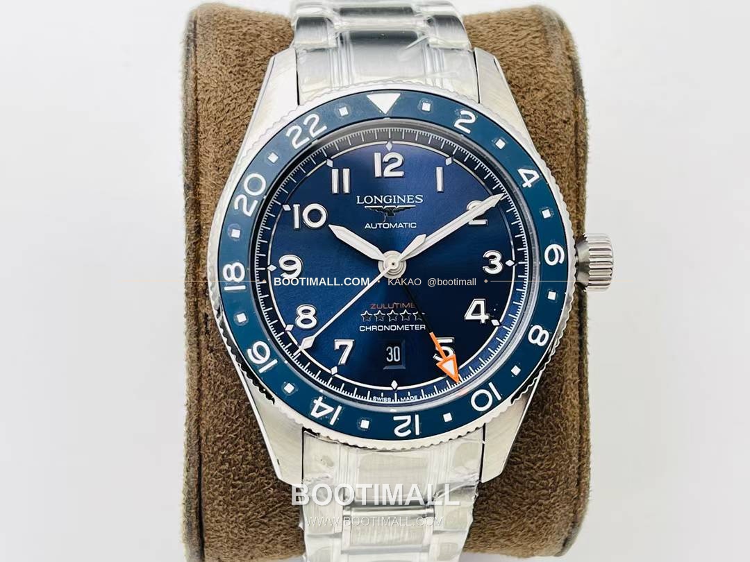 론진 스피릿 Zulu Time GMT 세라믹 베젤 블랙다이얼 오토매틱 Longines Spirit Zulu Time GMT Ceramic Bezel Black Dial Automatic 42mm 1