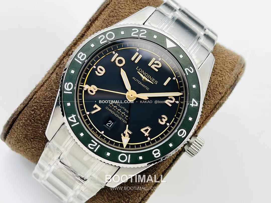 론진 스피릿 Zulu Time GMT 세라믹 베젤 블랙다이얼 오토매틱 Longines Spirit Zulu Time GMT Ceramic Bezel Black Dial Automatic 42mm 3