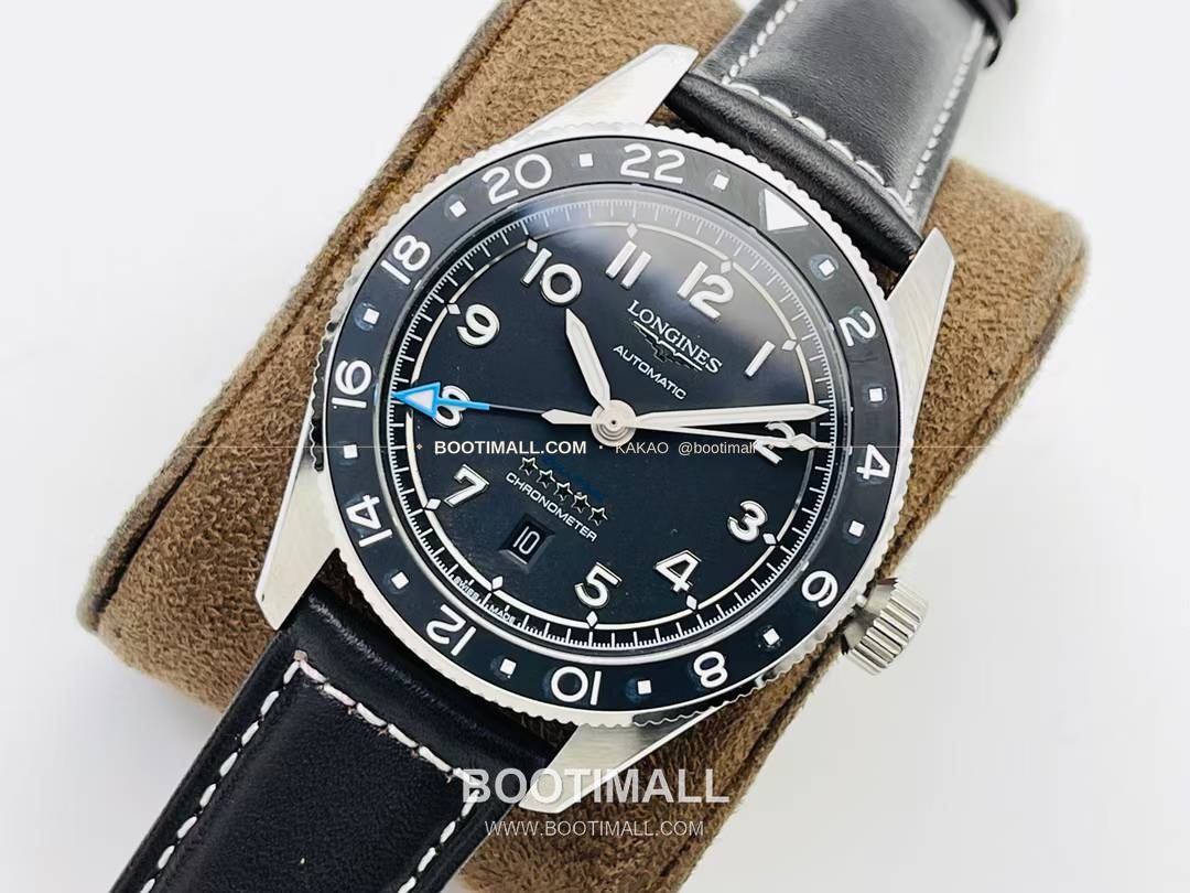 론진 스피릿 Zulu Time GMT 세라믹 베젤 블랙다이얼 오토매틱 Longines Spirit Zulu Time GMT Ceramic Bezel Black Dial Automatic 42mm 3