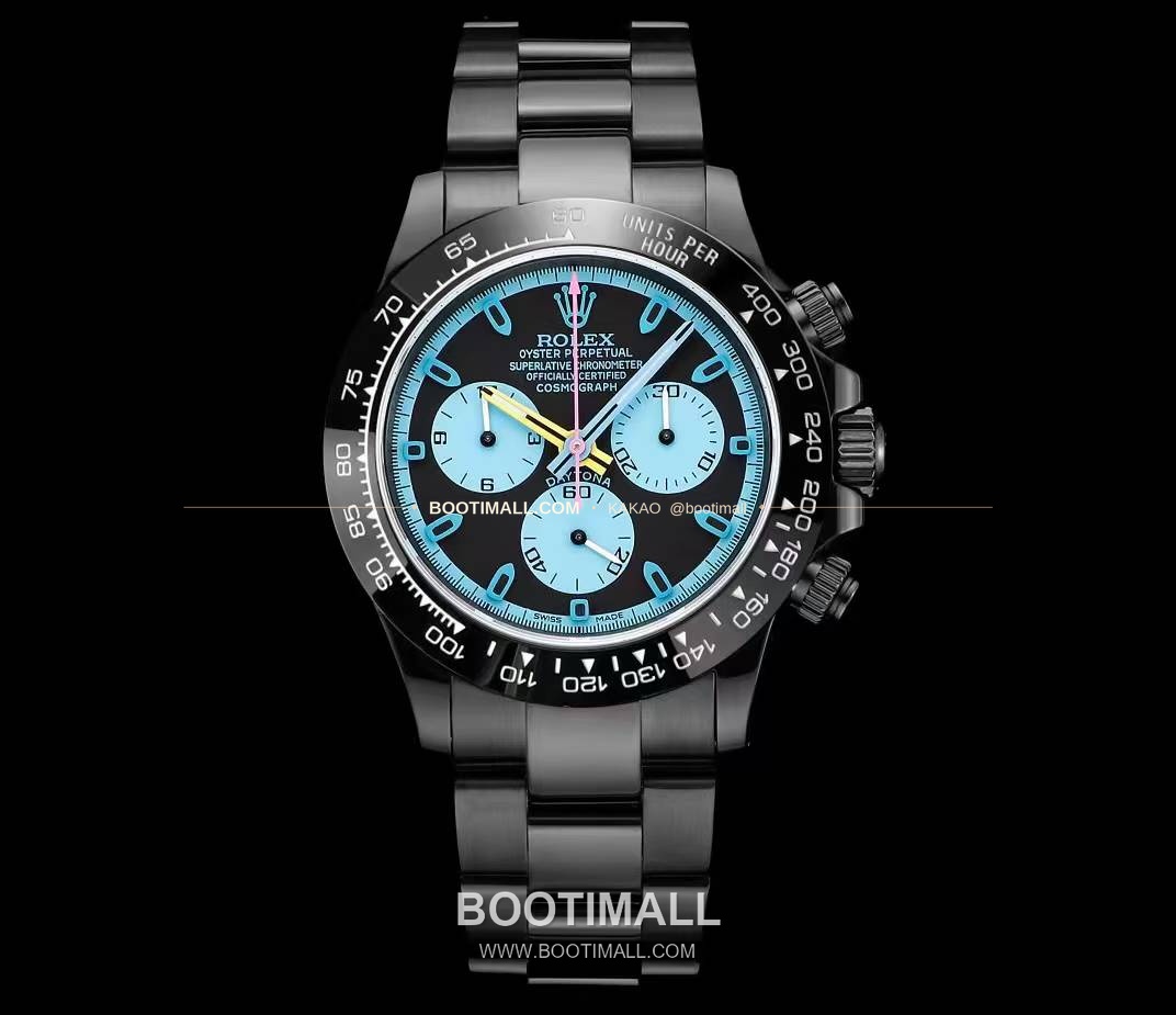 롤렉스 데이토나 올블랙 스틸 크로노그래프 오토매틱 Rolex Daytona Black Steel Chronograph Automatic 40mm 1