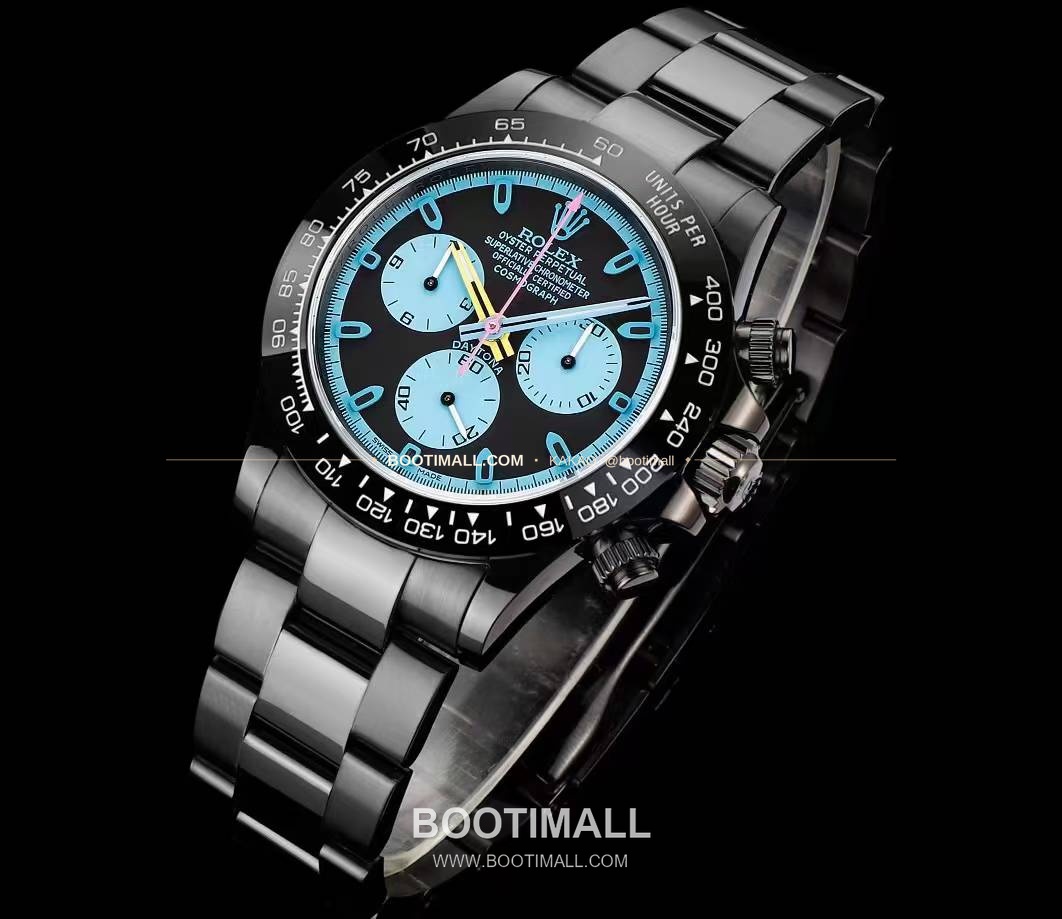 롤렉스 데이토나 올블랙 스틸 크로노그래프 오토매틱 Rolex Daytona Black Steel Chronograph Automatic 40mm 2