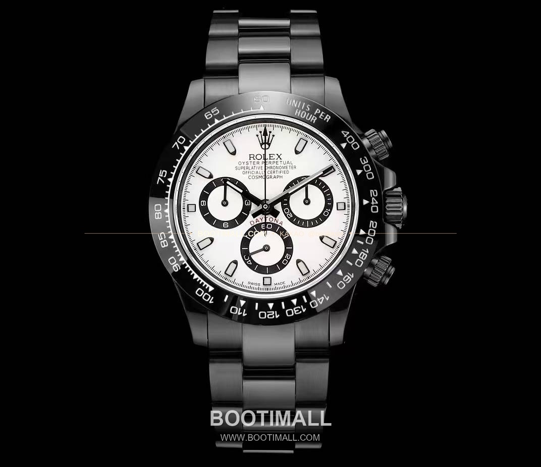 롤렉스 데이토나 올블랙 스틸 크로노그래프 오토매틱 Rolex Daytona Black Steel Chronograph Automatic 40mm 1