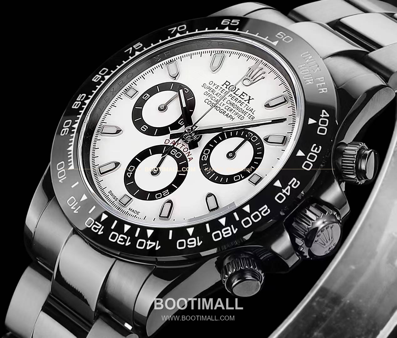 롤렉스 데이토나 올블랙 스틸 크로노그래프 오토매틱 Rolex Daytona Black Steel Chronograph Automatic 40mm 3