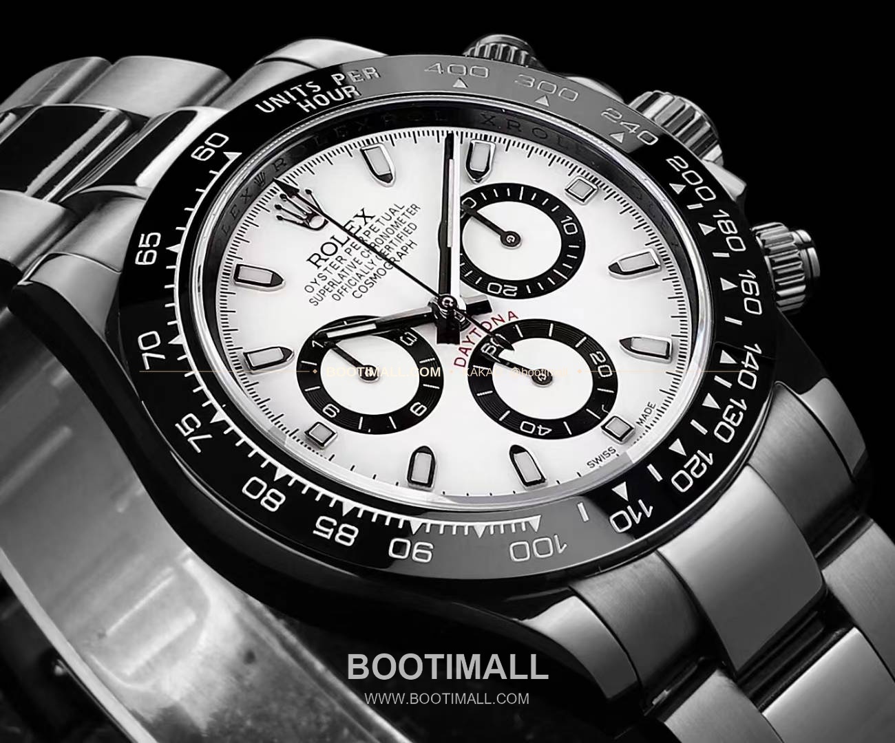롤렉스 데이토나 올블랙 스틸 크로노그래프 오토매틱 Rolex Daytona Black Steel Chronograph Automatic 40mm 5