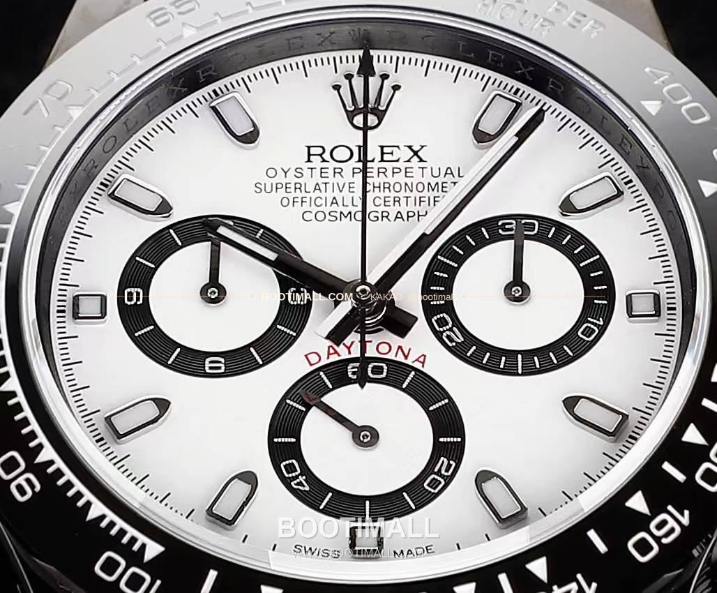 롤렉스 데이토나 올블랙 스틸 크로노그래프 오토매틱 Rolex Daytona Black Steel Chronograph Automatic 40mm 6