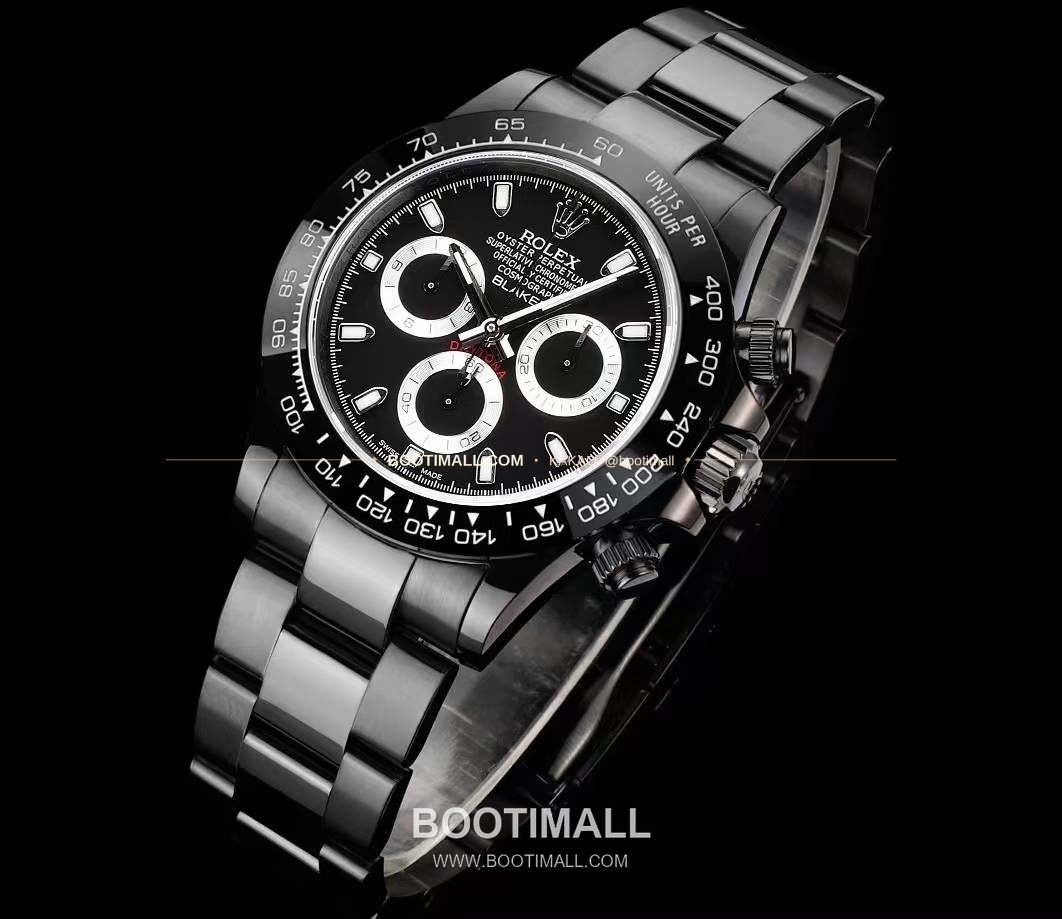롤렉스 데이토나 올블랙 스틸 크로노그래프 오토매틱 Rolex Daytona Black Steel Chronograph Automatic 40mm 2