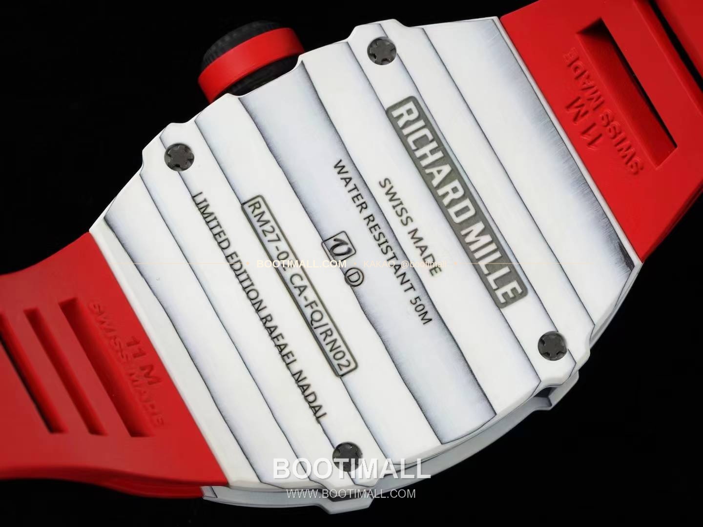 리차드밀 RM27-02 나달 플로팅 투르비용 카본 쿼츠 파이버 스켈레톤 오토매틱 Richard Mille RM27-02 Nadal Floating Tourbillon Carbon Quartz TPT Skeleton Automatic 8