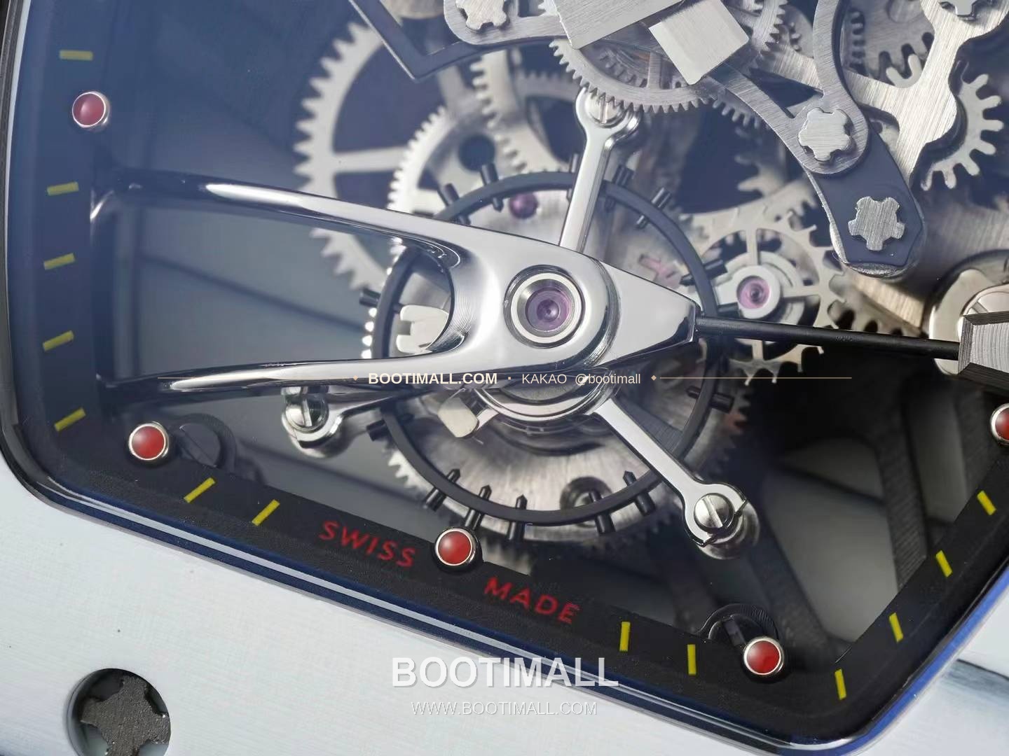 리차드밀 RM27-02 나달 플로팅 투르비용 카본 쿼츠 파이버 스켈레톤 오토매틱 Richard Mille RM27-02 Nadal Floating Tourbillon Carbon Quartz TPT Skeleton Automatic 5