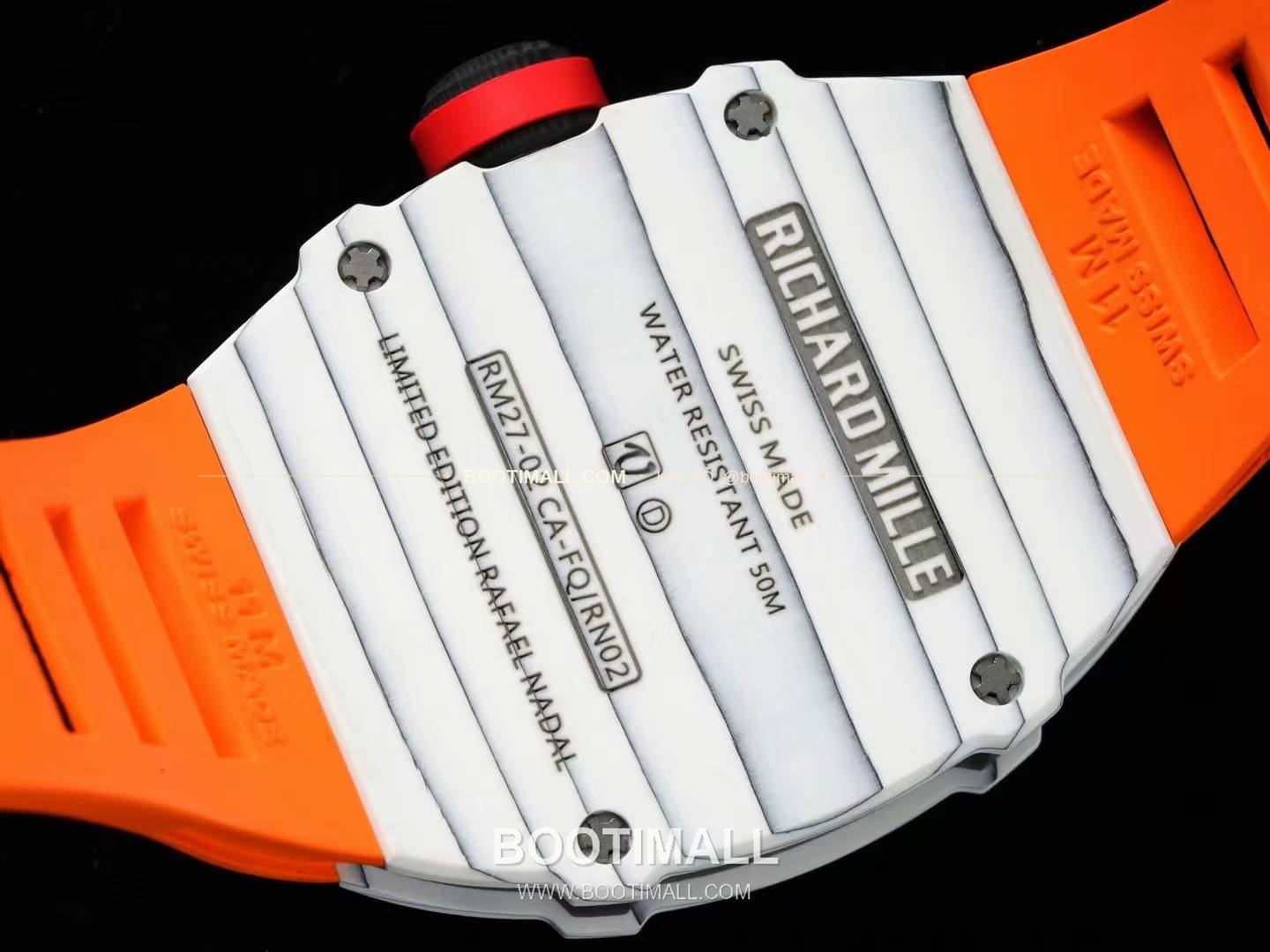 리차드밀 RM27-02 나달 플로팅 투르비용 카본 쿼츠 파이버 스켈레톤 오토매틱 Richard Mille RM27-02 Nadal Floating Tourbillon Carbon Quartz TPT Skeleton Automatic 8